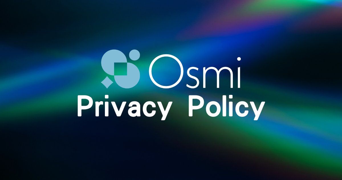 Osmi: Datenschutzerklärung